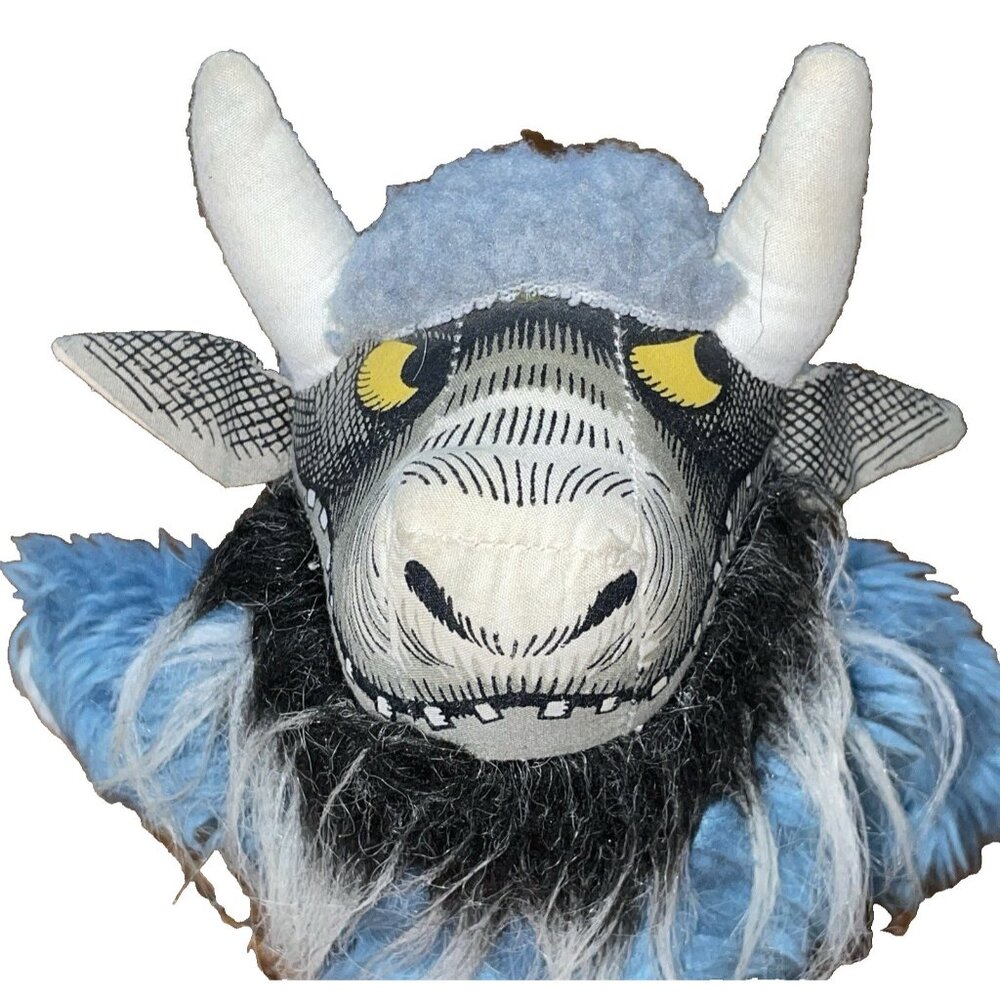 Bernard Bull Plush 1985 Where the Wild Things Are 9.5" Determined Productions